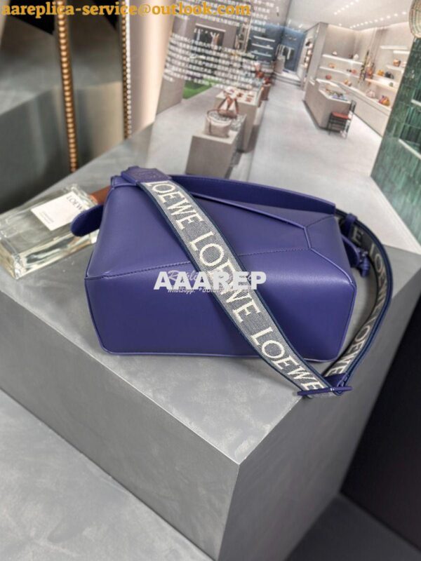 Replica Loewe Small Puzzle Bag In Satin Calfskin With Tonal Coloured H 6