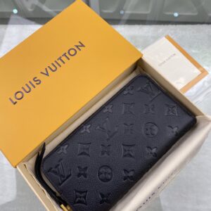 Replica Louis Vuitton Zippy Wallet Black LV M61864 2