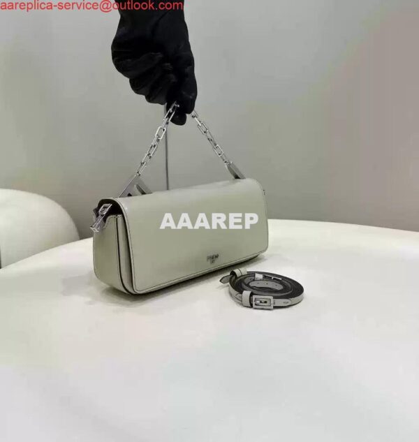 Replica Fendi 8BS072 Fendi First Sight Light Green leather mini bag 4