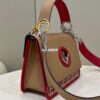 Replica Fendi 8BS072 Fendi First Sight Red leather mini bag