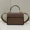 Replica Fendi 8BT284 Kan I F Leather Bag Apricot Red