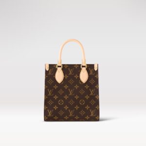 Replica Louis Vuitton Sac Plat BB LV Monogram Coated Canvas Bag M46265