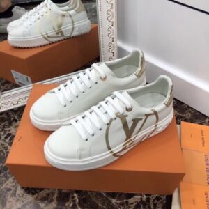 Replica Louis Vuitton Gold Time Out Sneakers 2