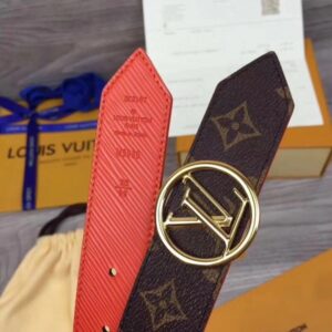 Replica Louis Vuitton LV Circle 35mm Reversible Belt M9936U 2