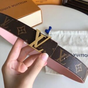 Replica Louis Vuitton LV Initiales 30MM Reversible Belt Monogram M9052U 2