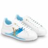 Replica Louis Vuitton Time Out Sneakers In Embossed Python Leather 2