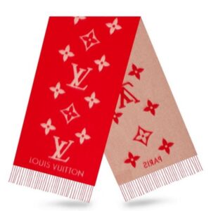 Replica Louis Vuitton Red Reykjavik Scarf M70813