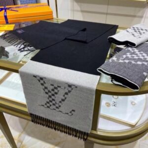 Replica Louis Vuitton Damier Archives Jhelam Scarf M77037 2