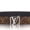 Replica Louis Vuitton Initiales Belt Taiga Leather M6897T 2