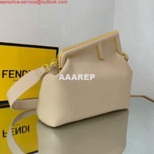 Replica Fendi FIRST Medium Bag Light Pink Leather 8BP127 2