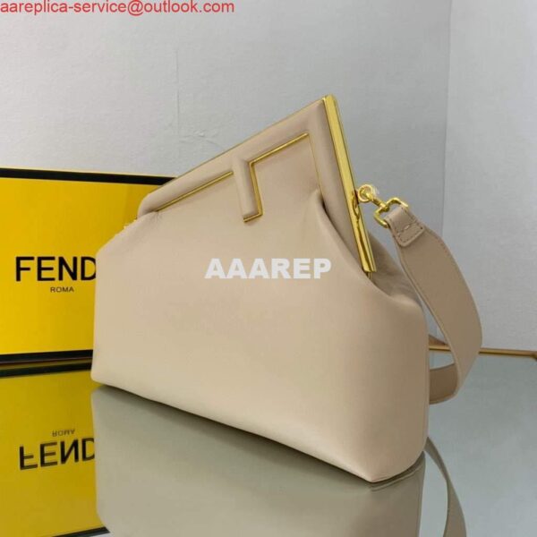 Replica Fendi FIRST Medium Bag Light Pink Leather 8BP127 5