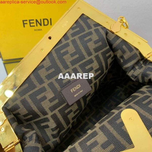 Replica Fendi FIRST Medium Bag Tan Leather 8BP127 8