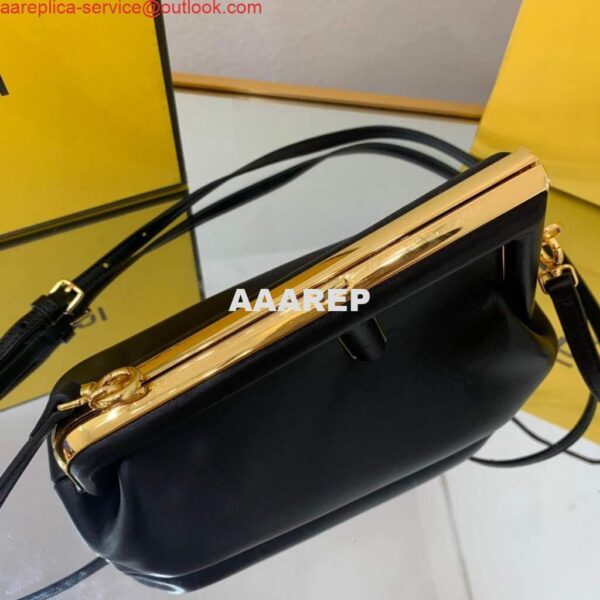 Replica Fendi FIRST Small Bag 8BP129 Black Leather 6