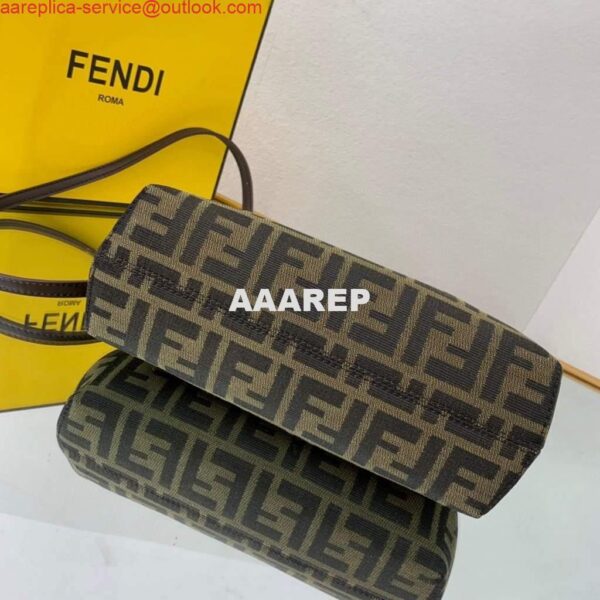 Replica Fendi FIRST Small Bag 8BP129 Dark Green FF 10