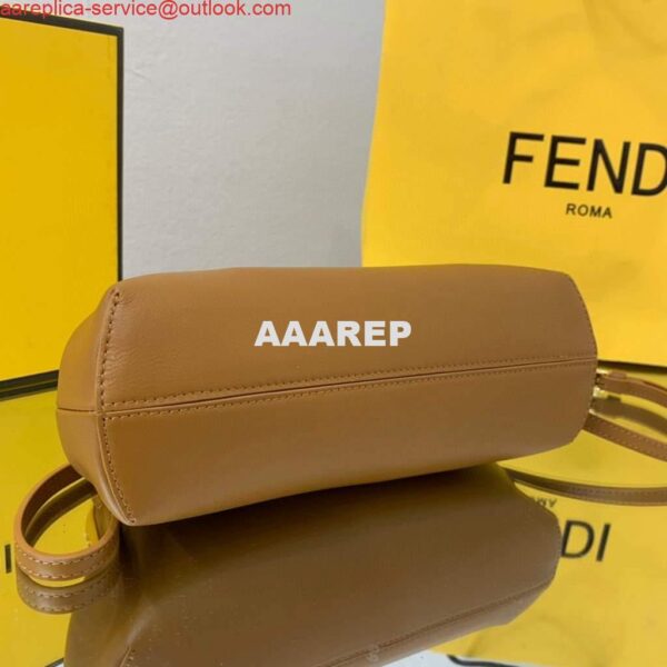 Replica Fendi FIRST Small Bag 8BP129 Leather Brown 10