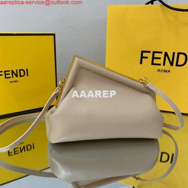 Replica Fendi FIRST Small Bag 8BP129 Light Pink Leather 3