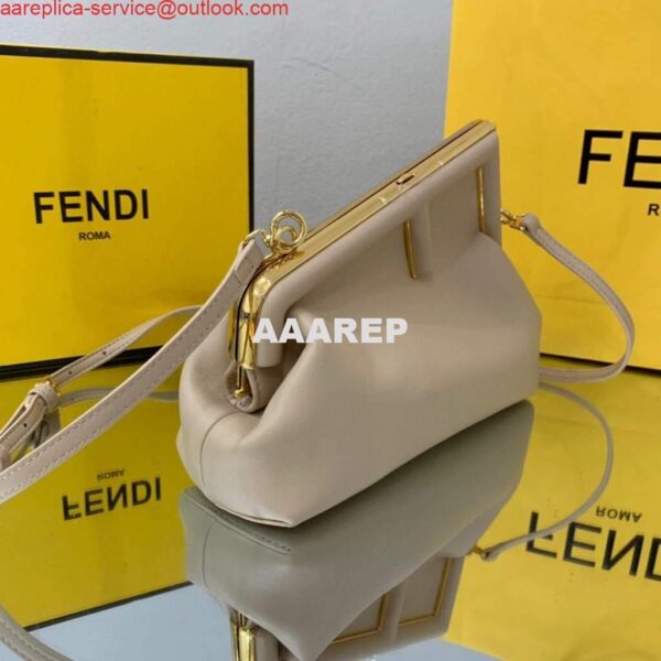 Replica Fendi FIRST Small Bag 8BP129 Light Pink Leather 4