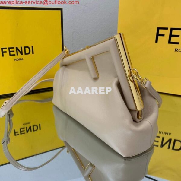 Replica Fendi FIRST Small Bag 8BP129 Light Pink Leather 5