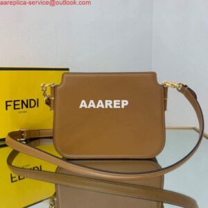 Replica Fendi Touch Brown leather Bag 8BT349 2