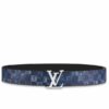 Replica Louis Vuitton LV Initiales 40MM Reversible Belt Damier Graphite M0213Q