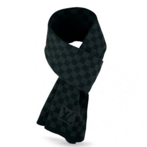 Replica Louis Vuitton Petit Damier Graphite Scarf NM M74200