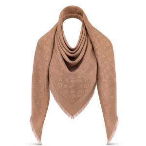 Replica Louis Vuitton Cappuccino Monogram Shawl M75872