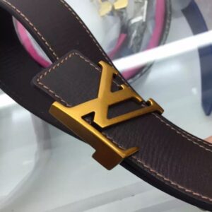 Replica Louis Vuitton LV Initiales Belt Utah Leather M6902Q 2