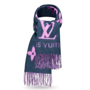 Replica Louis Vuitton Indigo Reykjavik Scarf M70463