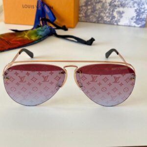 Replica Louis Vuitton Z1280E LV Grease Sunglasses 2