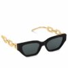 Replica Louis Vuitton Black Hortensia Sunglasses Z0365W BLV1126