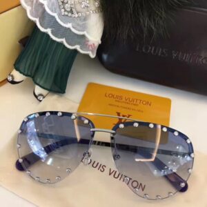 Replica Louis Vuitton Blue Pink The Party Sunglasses Z0913U 2