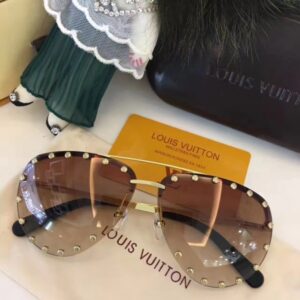 Replica Louis Vuitton Brown The Party Sunglasses Z0914U 2