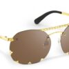 Replica Louis Vuitton Brown The Party Sunglasses Z0914U