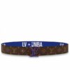 Replica Louis Vuitton Men LV Initiales 40MM Reversible Belt M9151Q 2