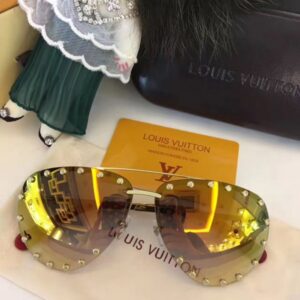 Replica Louis Vuitton Gold The Party Sunglasses Z0910U 2