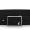 Replica Louis Vuitton Metropole 35mm Belt Monogram Eclipse M0048T