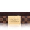 Replica Louis Vuitton Metropole 35MM Belt Taiga Leather M0002S