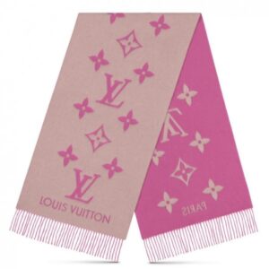 Replica Louis Vuitton Pink Reykjavik Scarf M76066