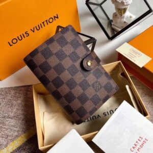 Replica Louis Vuitton Small Ring Agenda Cover Damier Ebene R20700 BLV1128 2