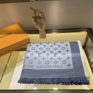 Replica LV M71382 Louis Vuitton Monogram Denim Shawl 2