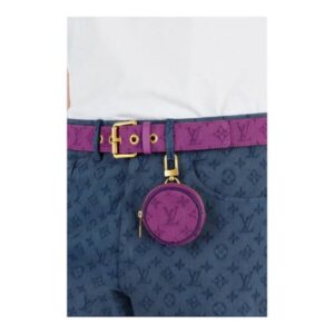 Replica Louis Vuitton Monogram Denim Bag Charm and Key Holder LV M68291