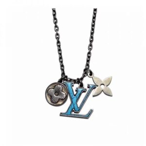 Replica Pendant Chain LV Turquoise Necklace Louis Vuitton M68904 2