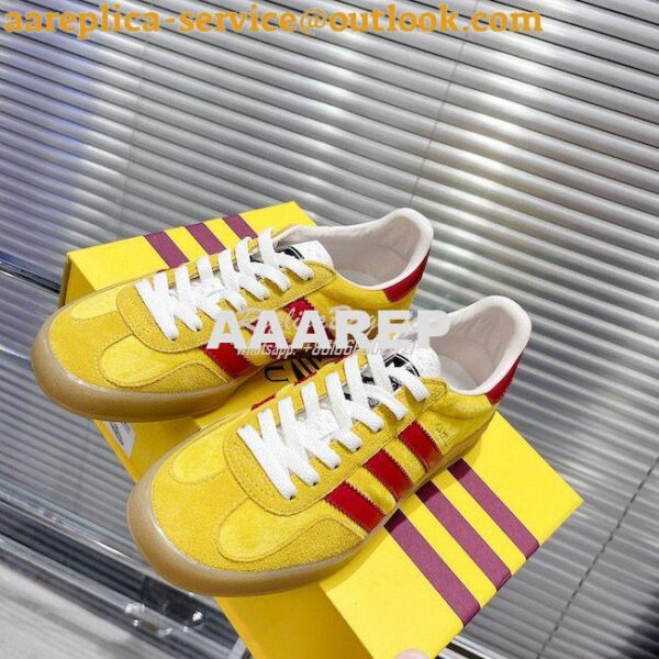 Replica adidas x Gucci Men Female Gazelle sneaker 707847 29