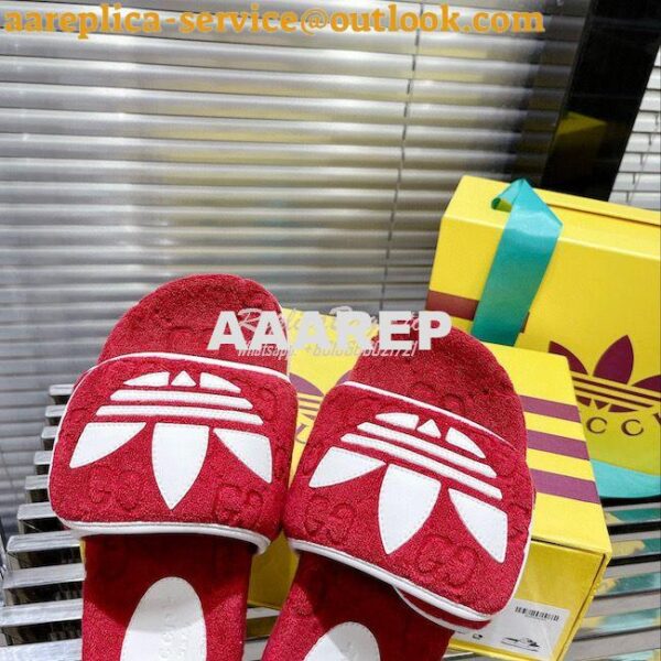 Replica adidas x Gucci Men Female GG platform sandal 702398 21