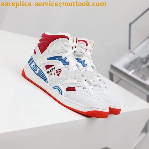 Replica Gucci Basket Sneaker Men Female 665688 T01 3
