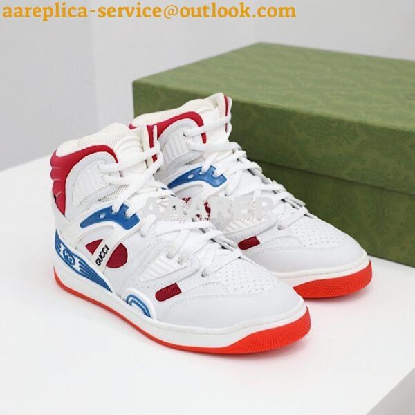 Replica Gucci Basket Sneaker Men Female 665688 T01 4