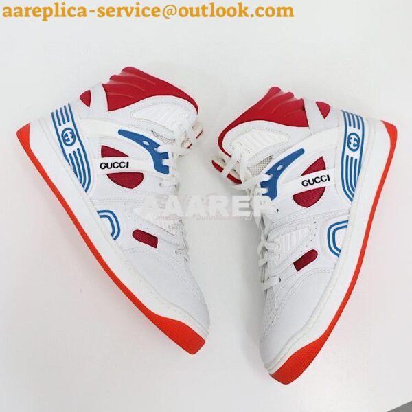 Replica Gucci Basket Sneaker Men Female 665688 T01 5