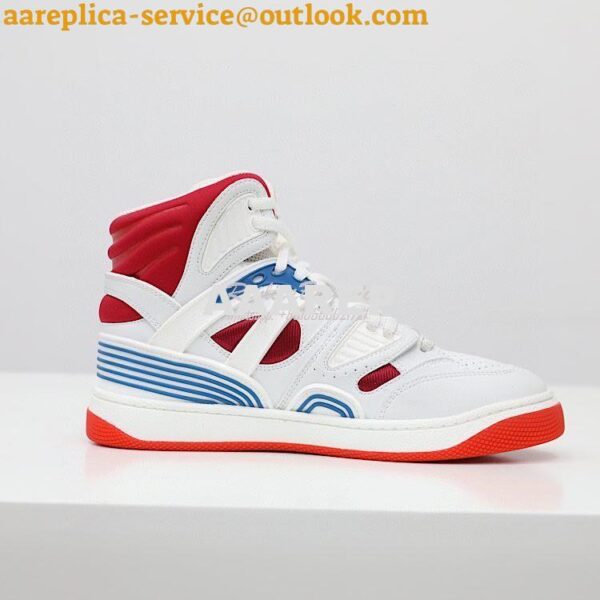 Replica Gucci Basket Sneaker Men Female 665688 T01 6
