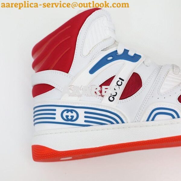 Replica Gucci Basket Sneaker Men Female 665688 T01 10