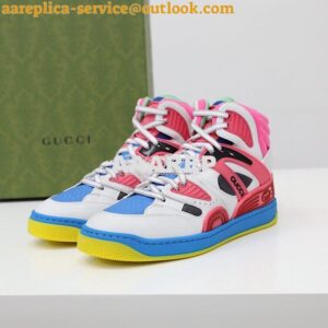 Replica Gucci Basket Sneaker Men Female 665688 T04 2